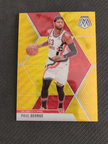 2019-20 PANINI MOSIAC PAUL GEPRGE #108 GOLD PRIZM LOS ANGELES CLIPPERS - Picture 1 of 2