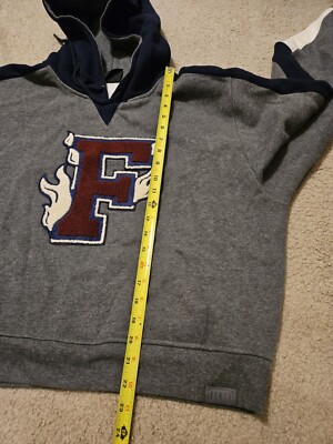 Puma Fenty Rihanna Varsity Letter F 13 Sweater Pullover Grey