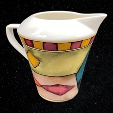 Sasaki Palazzo Designed by Paula Zanger Creamer Pitcher 4”T 5”W