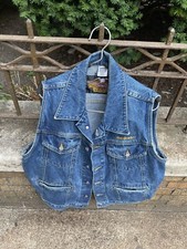 SIZE MEDIUM | MADE IN THE USA HARLEY DAVIDSON DEMIN VEST
