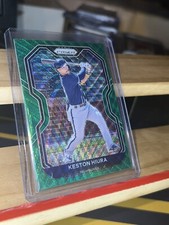 2021 Panini Prizm - Tier III Green Wave Prizm #202 Keston Hiura