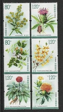 CHINA 2023-20 MEDICINAL HERBS stamp set of 6, mint, nh