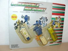 BOOTLEG COMBINABLE MICROBOT 3 Vehicles convertible into Robots NOT Transformers