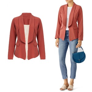 ladies rust blazer