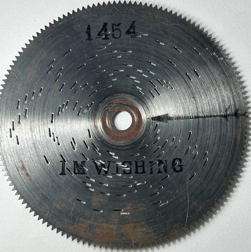 Vintage Swiss Thorens Metal Song Discs for Automatic Music Box - You Choose! - Picture 13 of 39