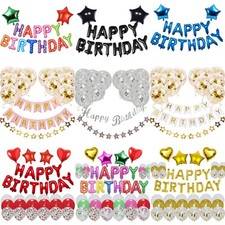 Happy Balloon Inflator Party Balloons DECORATIONS Birthday Banner Letters BALONS