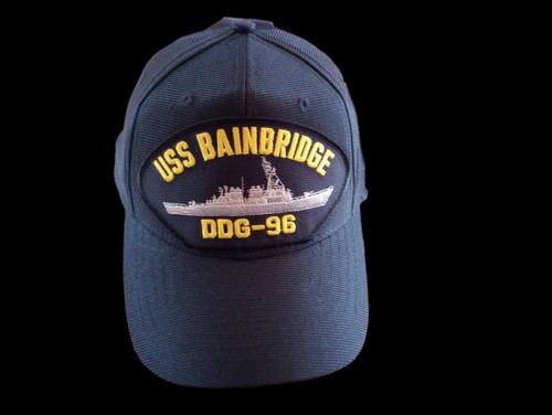 USS BAINBRIDGE DDG-96 U.S NAVY SHIP HAT OFFICIAL MILITARY BALL CAP U.S MADE - Picture 7 of 10