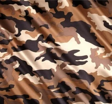 Scarf Scarves Neckerchief Oblong Wild Rag Bandanas Azcot silky tan Camouflage