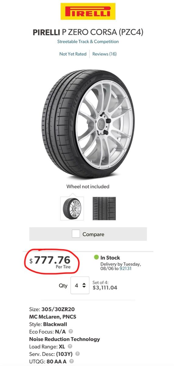 Set of TWO BRAND NEW 305/30ZR20 Pirelli P Zero Corsa PZC4 MC Set of TWO BRAND NEW 305/30ZR20 Pirelli P Zero Corsa PZC4 MC