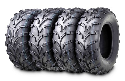 WANDA ATV Tires 24x8-12 Front & 24x10-12 Rear /6PR Lit Mud