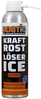 Rostio Kraft Rostlöser ICE Spray Kriechöl Profi Rostlöserspray Schrauben Muttern