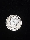 About Good, Full Date And Mint Mark 1921-D Mercury Silver Dime