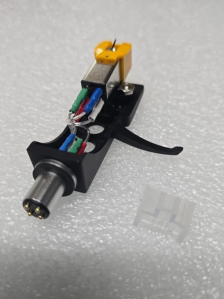 Cartucho Audio Technica AT91 + Aguja Original + Logo NEGRO Technics HEADSHELL Foto 4 de 4