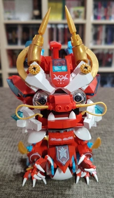 JAKI JK5138 Red Flame Mecha Dragon Loong - Bild 1 von 4