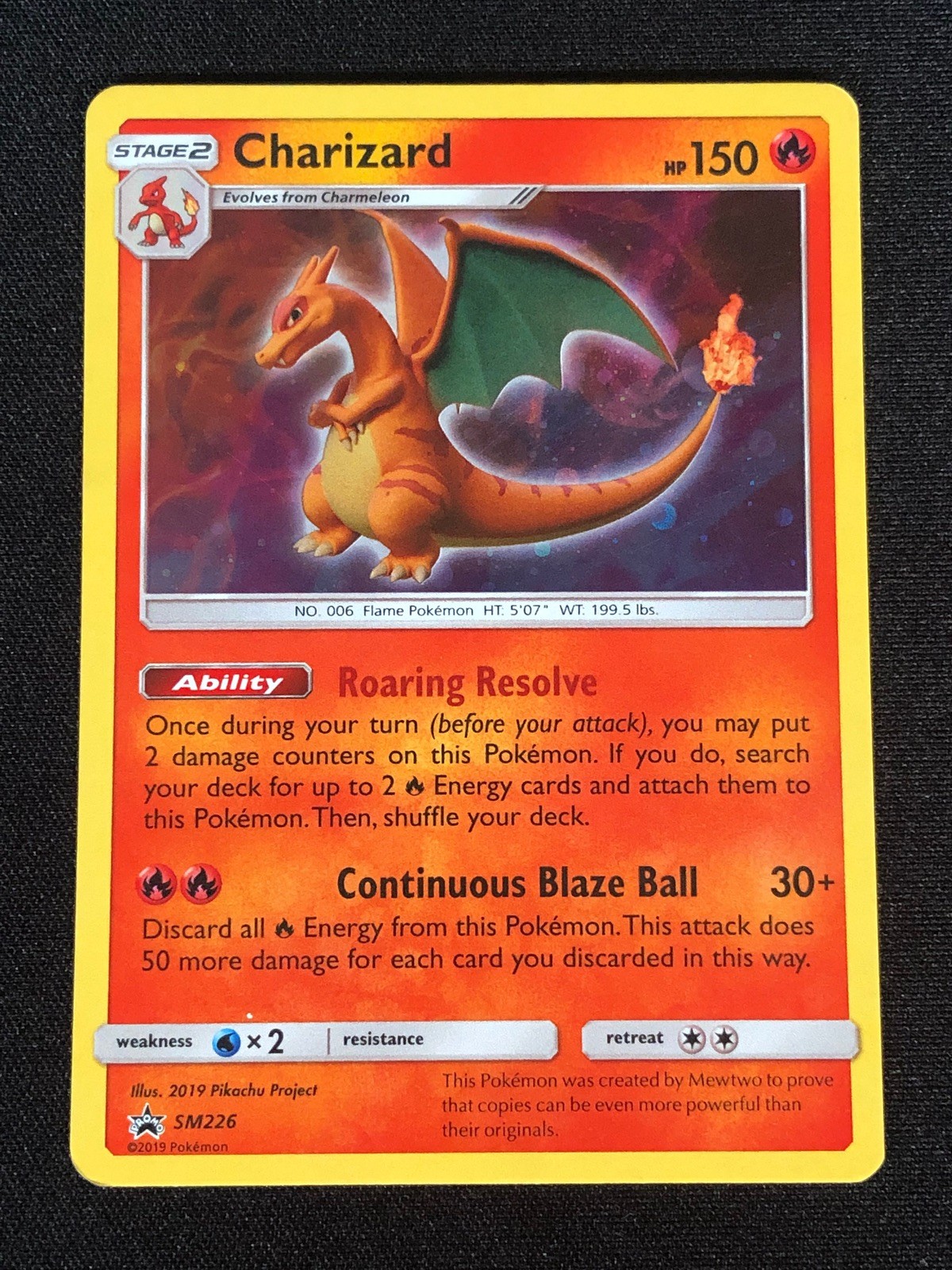 Pokemon Charizard SM226 Holo (NM)