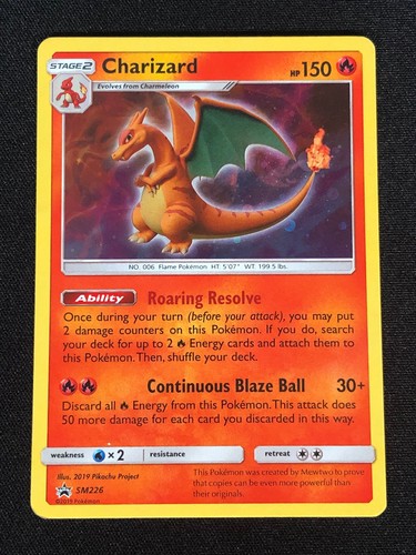 Pokemon Charizard SM226 Holo (NM)