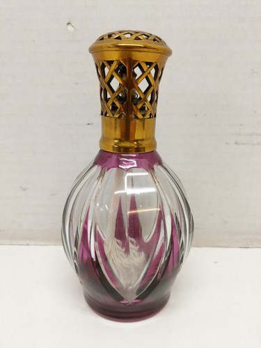 Vintage Amethyst Saint-Louis Crystal Lampe Berger Fragrance Lamp