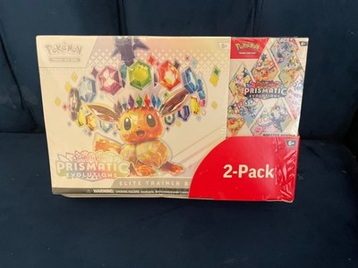 Pokemon TCG Prismatic Evolutions Costco 2 Pack | ETB & Booster Bundle Sealed Neu