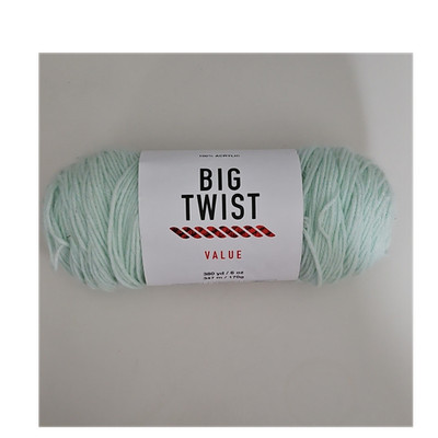Big Twist Value Mint Worsted Yarn Skein 100% Acrylic Medium Weight