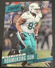 Ndamukong Suh 2017 Panini Prestige 1/1 Xtra Points Lions Dolphins Football NFL