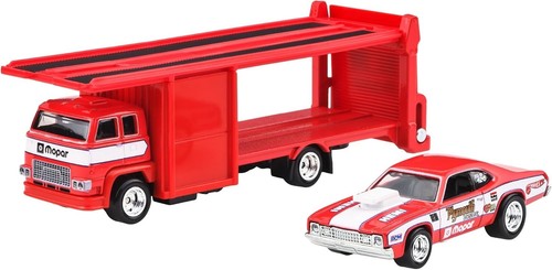 Hot Wheels Premium Team Transport #82 Second Story Lorry + '73 Plymouth Duster - Picture 6 of 16
