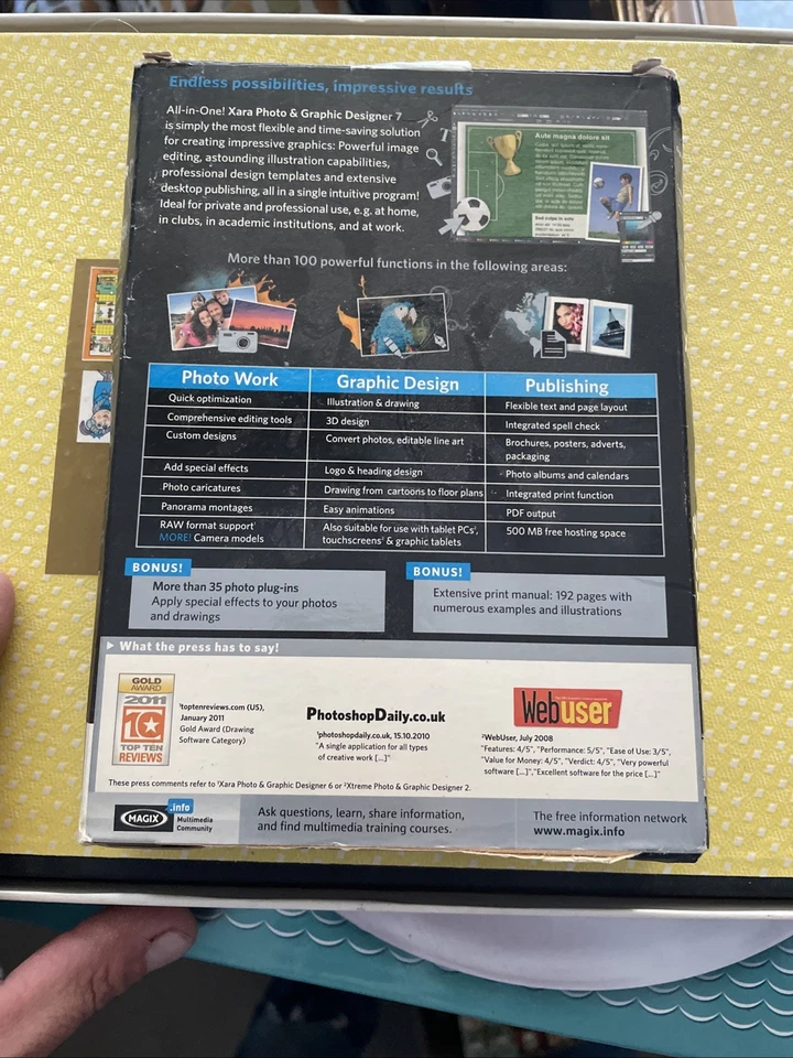 Magix Photo & Graphic Designer 7 Brand New Sealed FREE SHIPPING - Image 3 of 3