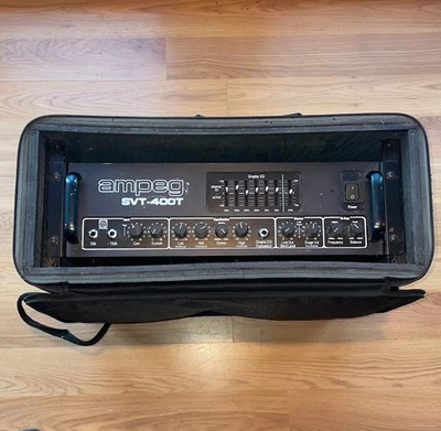 AMPEG SVT-400TH ベースアンプヘッド　3Uラックケース付き Ampeg SVT-400T 400-Watt Rackmount Bass Amp Head w/ Carrying Case