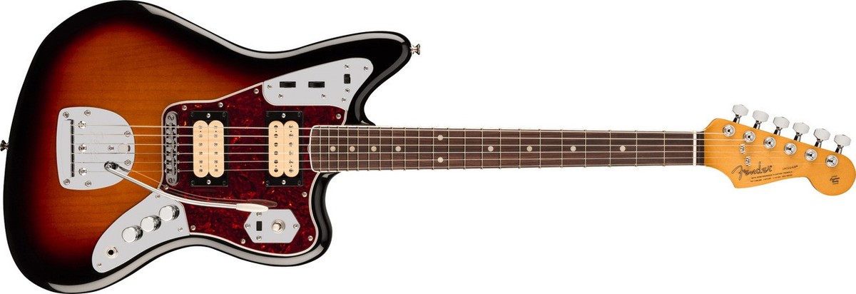 Fender Kurt Cobain Jaguar, Rosewood Fingerboard, 3-Color Sunburst