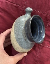 Handmade Studio Pottery Open Salt Cellar Keeper Pig Vessel
