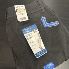Riders By Lee Womens 8M 30x32 Denim Charcoal Heather Jeans Pants New Tags NOS