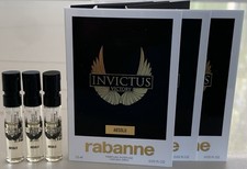 3 x PACO RABANNE Invictus Victory Absolu Parfum intense sample lot set - 0.05oz