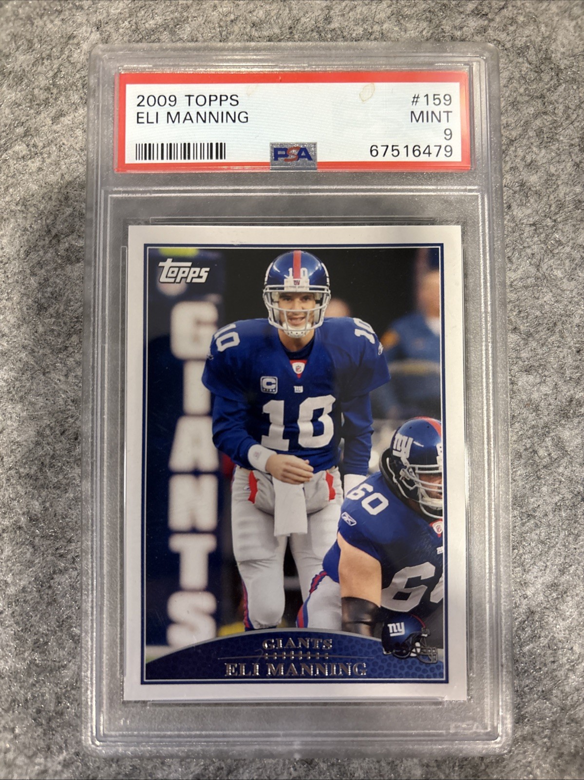 2009 Topps Chrome 159 Eli Manning PSA 9 Mint New York Giants
