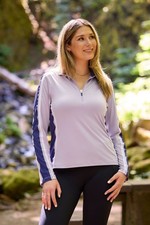 Kerrits Agility Coolcore Long Sleeve Shirt Solid - Lunar Lilac