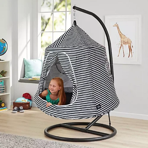 Member's Mark Kid's Cozy Hanging Pod, 39.4"D x 75.6"H, 350lbs Capacity