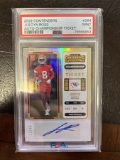 2022 Contenders Justyn Ross Auto Championship Ticket RC /49 PSA 9