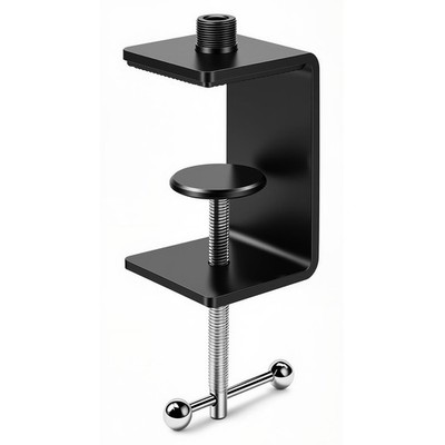 Table Microphone Clamp KB47 - Heavy-Duty Desk Mic Metal Clamp Mount with 5/8-...