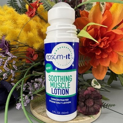 Epsom-It Soothing Muscle Epsom Salt Lotion (Roll-On) 3 fl oz Muscle Recovery