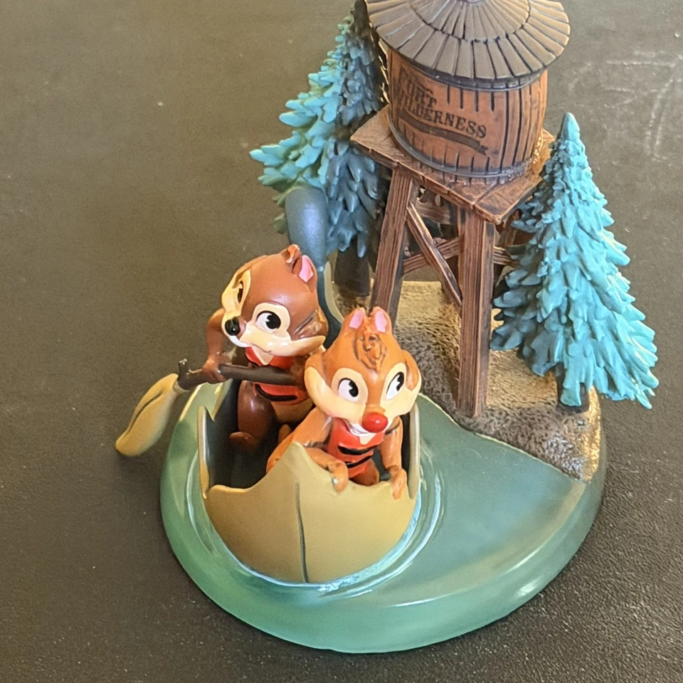 Disney World Ornament Fort Wilderness Resort Campground Chip Dale Canoe Water - Image 4 of 4