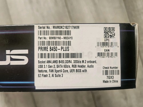 ASUS PRIME B450-PLUS AMD B450 Socket AM4 ATX - Zdjęcie 5 z 5