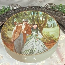 W.S. George Fine China Home to Tara Gone With the Wind Plate Golden Anniv 1989