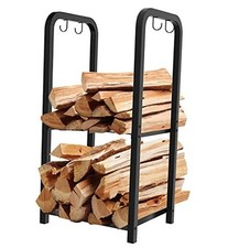  Piccolo Porta Legna da Ardere per Camino da Interno, 2 Livelli Legna da Ardere Log Classico