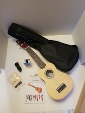 Everjoys Soprano Ukulele Beginner Pack-21 Inch w/ Strap, Tuner, soft case