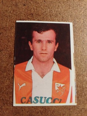 1989 DEJAN SAVICEVIC CRVENA ZVEZDA Rookie FC RED STAR MILAN Sticker Montenegro