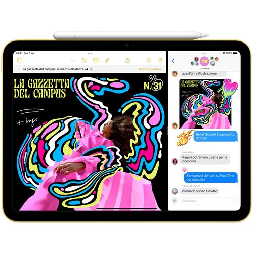 Apple Ipad 11 Gen. (2025) 128GB Memoria Display 11" Ips LEd Blue Usb-C Md4a4ty/a - Foto 3 di 7