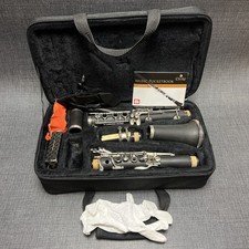 Mendini by Cecilio Bb Clarinet with Hard Case Accessories Black