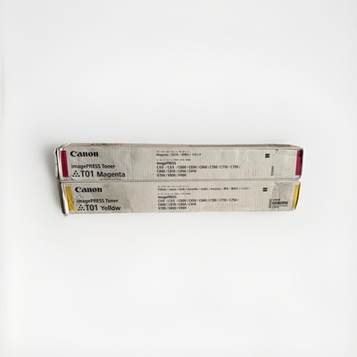 Original Canon Toner T01  Y &  M imagePress IP C60 C600 C650 C700 C750 C800 C850