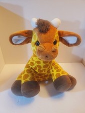 Melissa Doug 11 Inch Sitting Baby Giraffe Stuffed Animal Plush SOOO CUTE