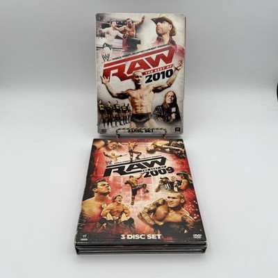 Lot Of (2) WWE Raw The Best Of 2009 / 2010 Wrestling DVDs
