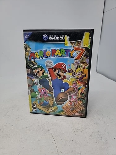Mario Party 7 Nintendo Gamecube No Manual - Tested and Working!