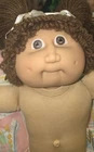 Jesmar Cabbage Patch Girl w/Brunette Double Ponies & Brown Puppy Dog Eyes